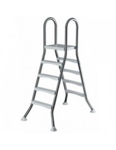 Echelle inox double 1,20m...