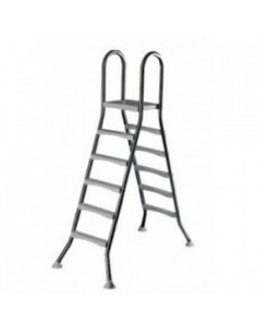 Echelle inox double 1,50m...