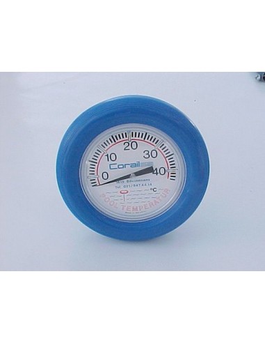 Thermomètre bouée bleu
